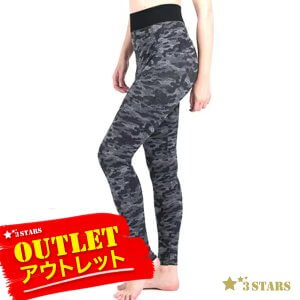 ３STARS(スリースターズ) ｜【OUTLET】カモフラストレッチレギンス シームレス ヨガウェア スポーツウェア 3S-OL018：メイン