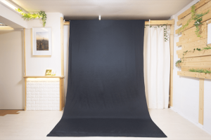 3STARS STUDIO｜撮影設備：バックスクリーン（布 ：ブラック）