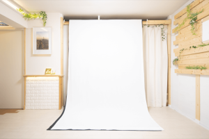 3STARS STUDIO｜撮影設備：バックスクリーン（布 ：ホワイト）